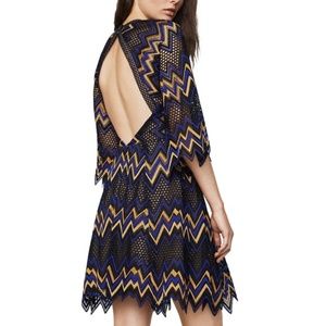 NWT BCBGMaxAzria Selena Lace Halter Dress